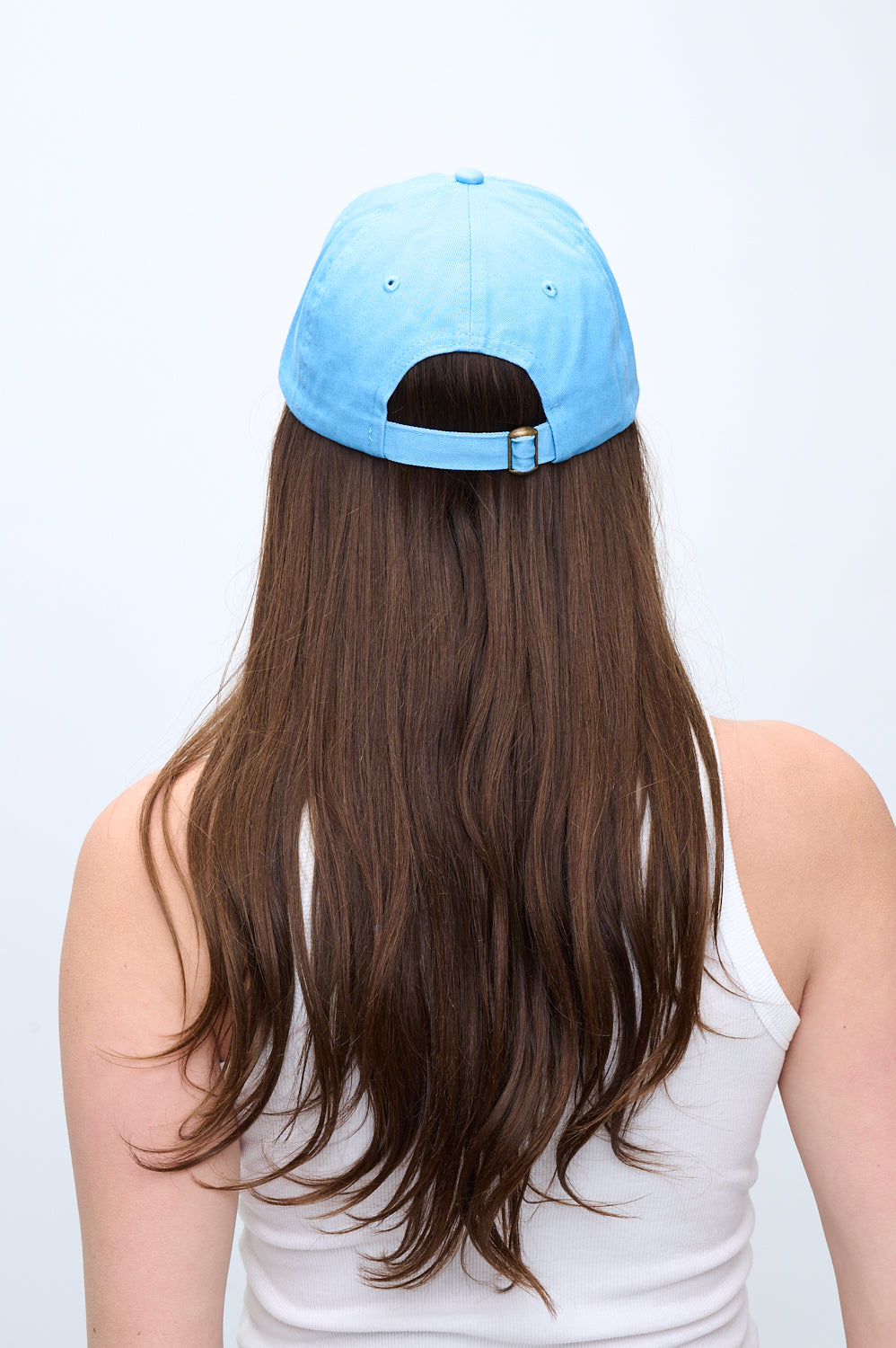 Light Blue KC Sequin Baseball Hat
