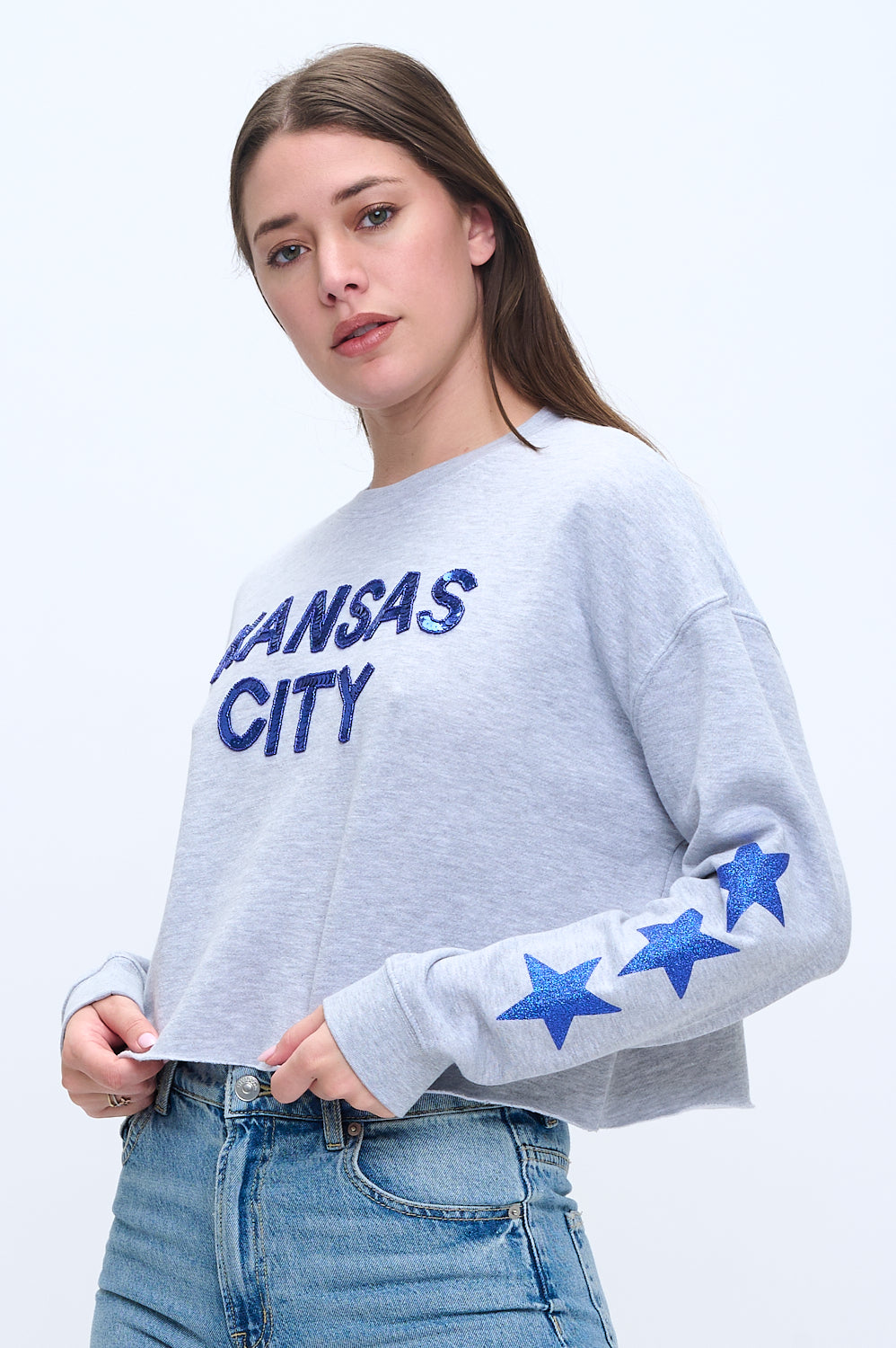 Star Sequin Kansas City Sweatshirt