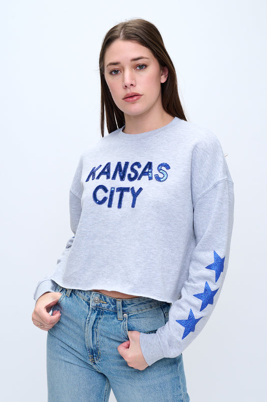 Star Sequin Kansas City Sweatshirt