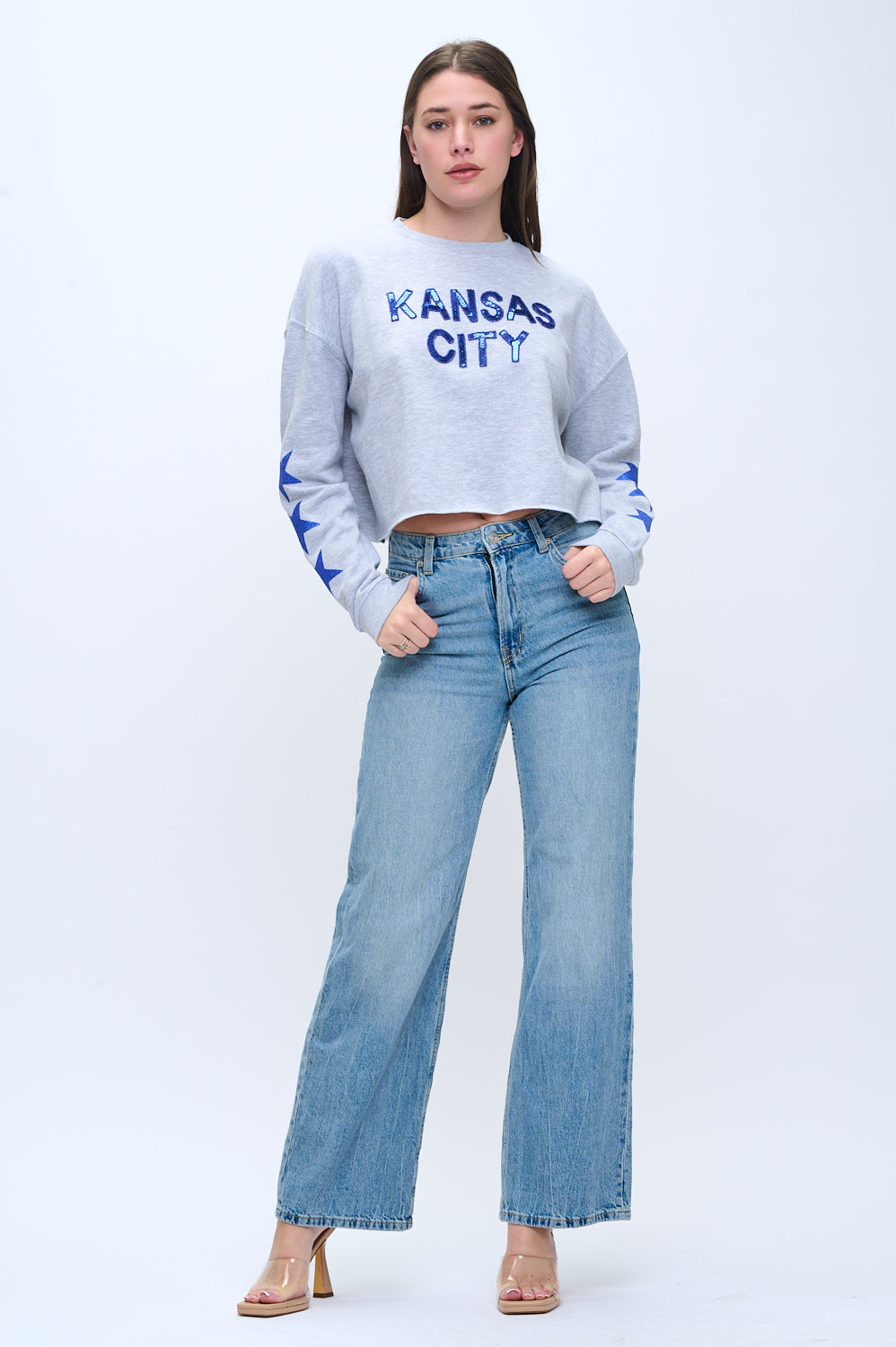 Star Sequin Kansas City Sweatshirt