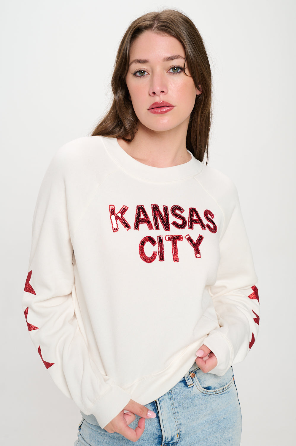 Kansas City Star Sequin Crop