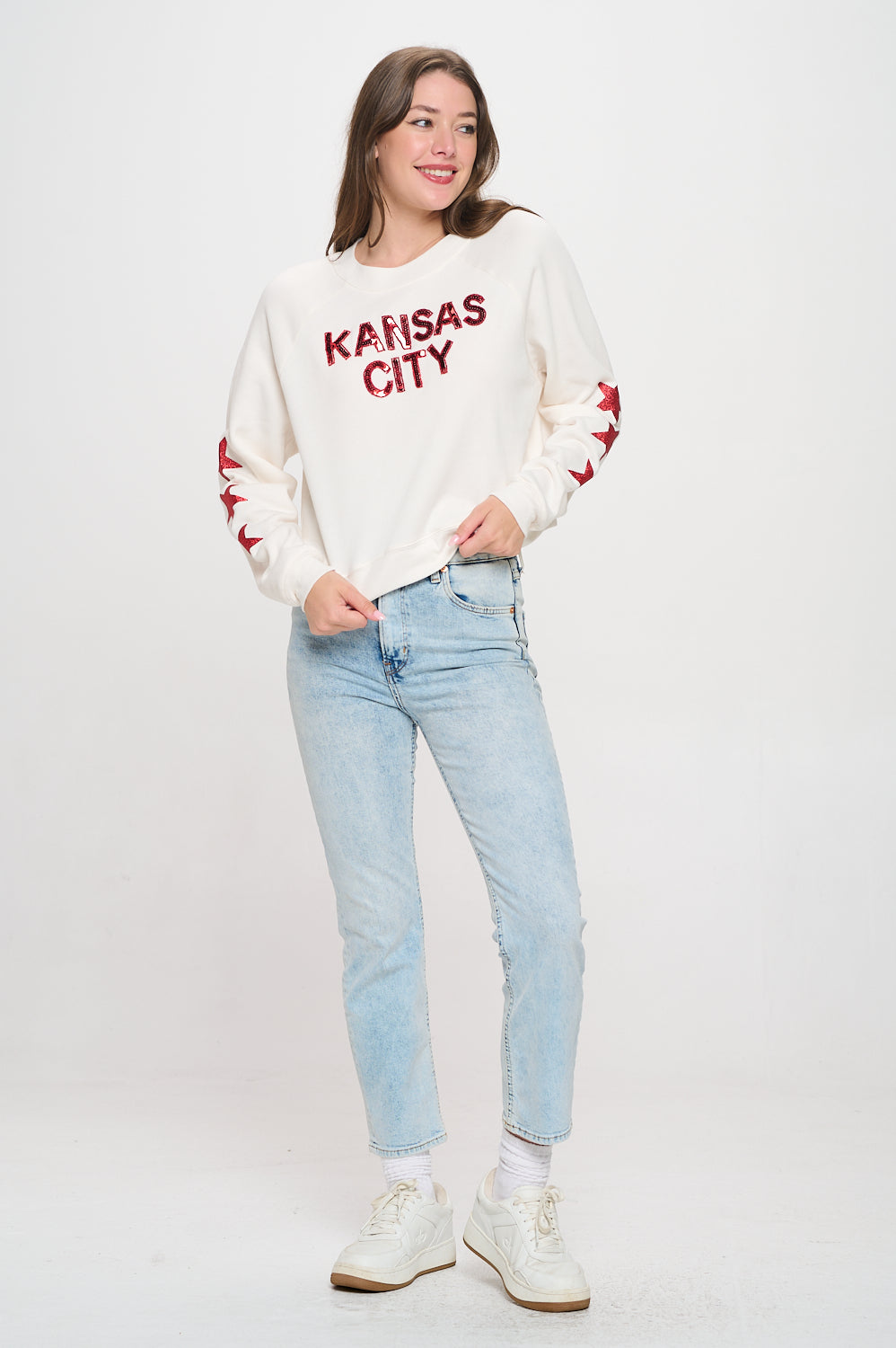 Kansas City Star Sequin Crop
