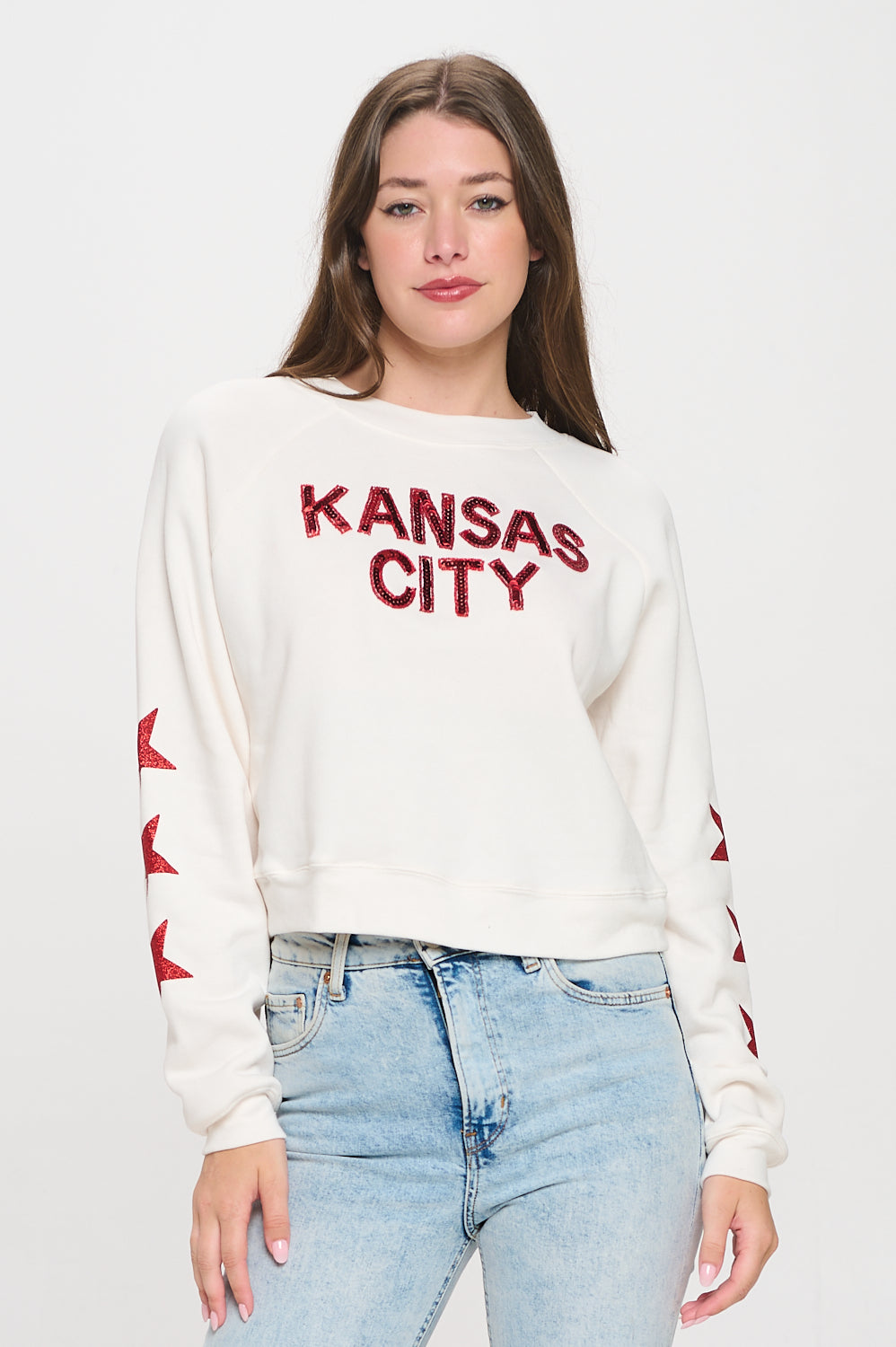 Kansas City Star Sequin Crop