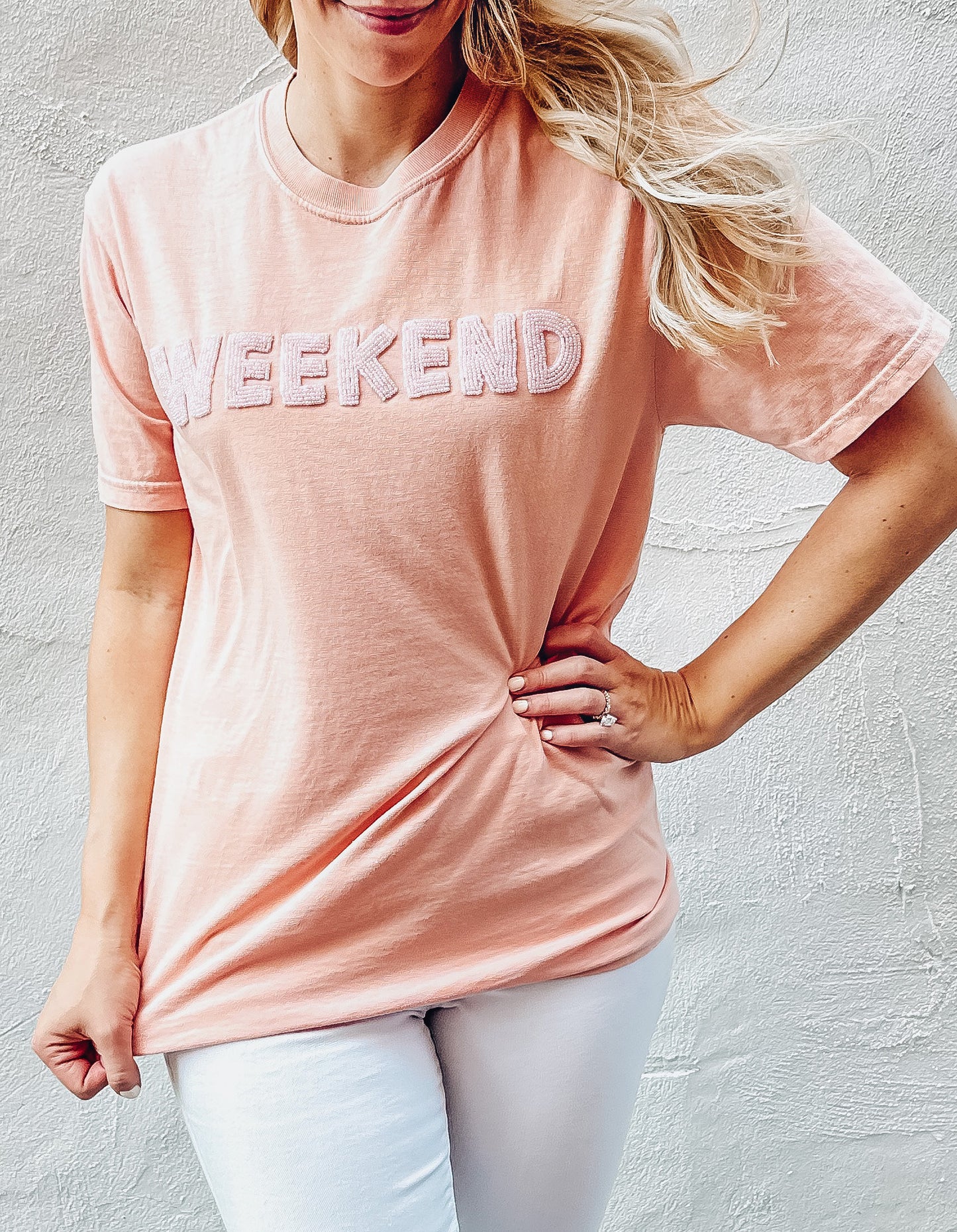 Peach Weekend Tee
