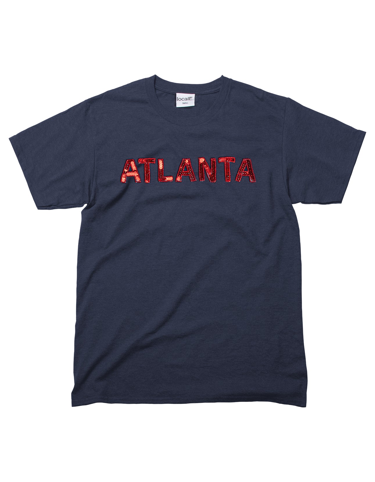 Atlanta Sequin Navy Tee