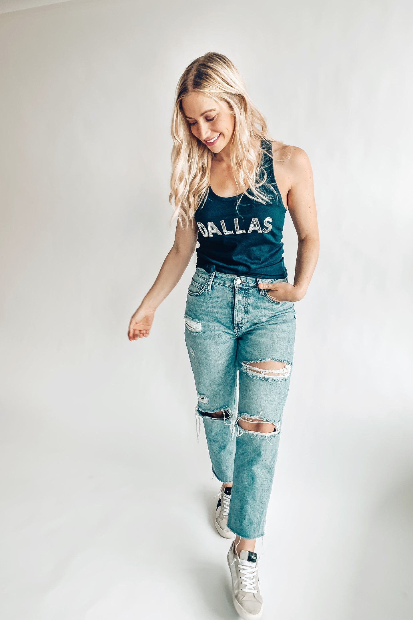 Dallas Sequin Tank