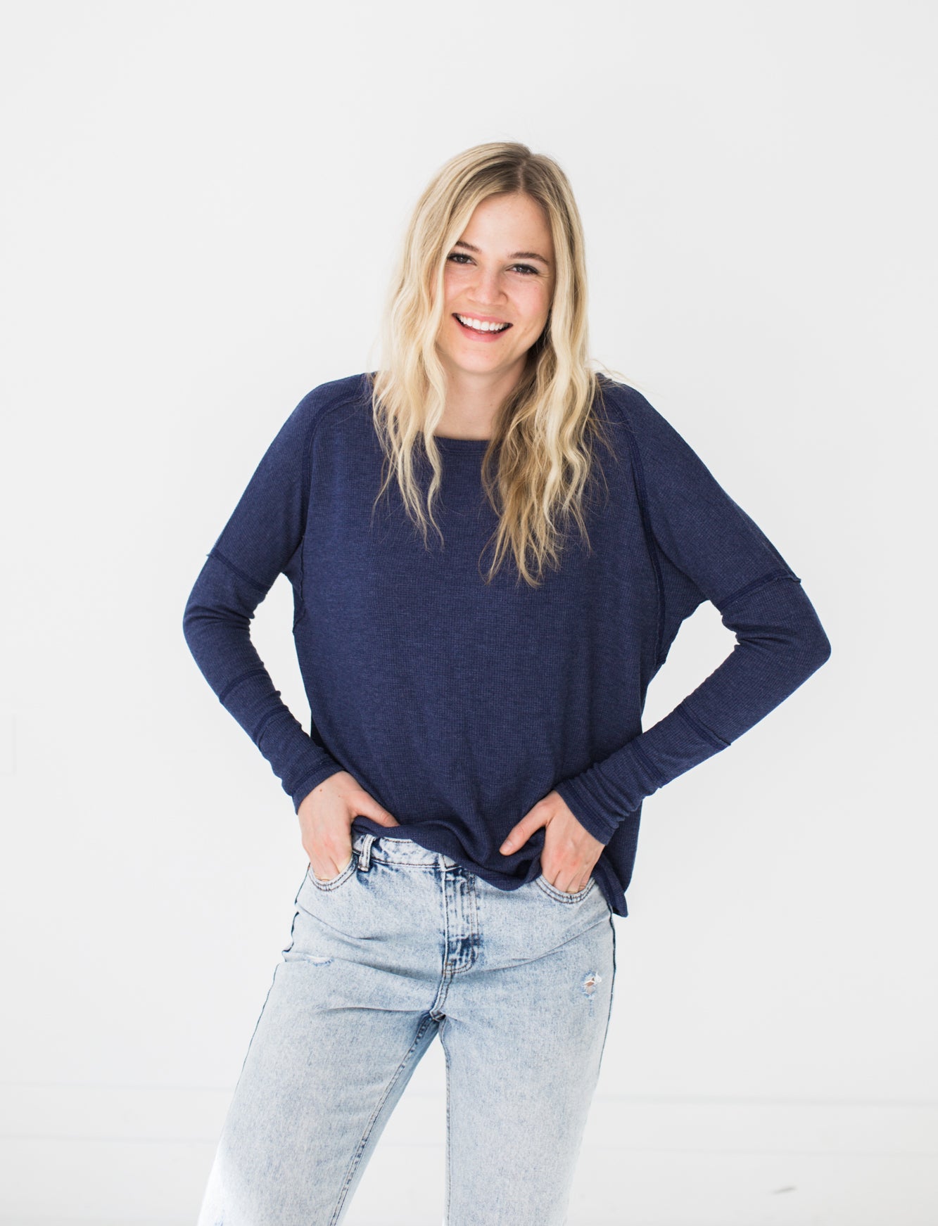 Ada Top in Navy