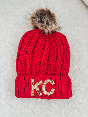 KC Sequin Lined Beanie