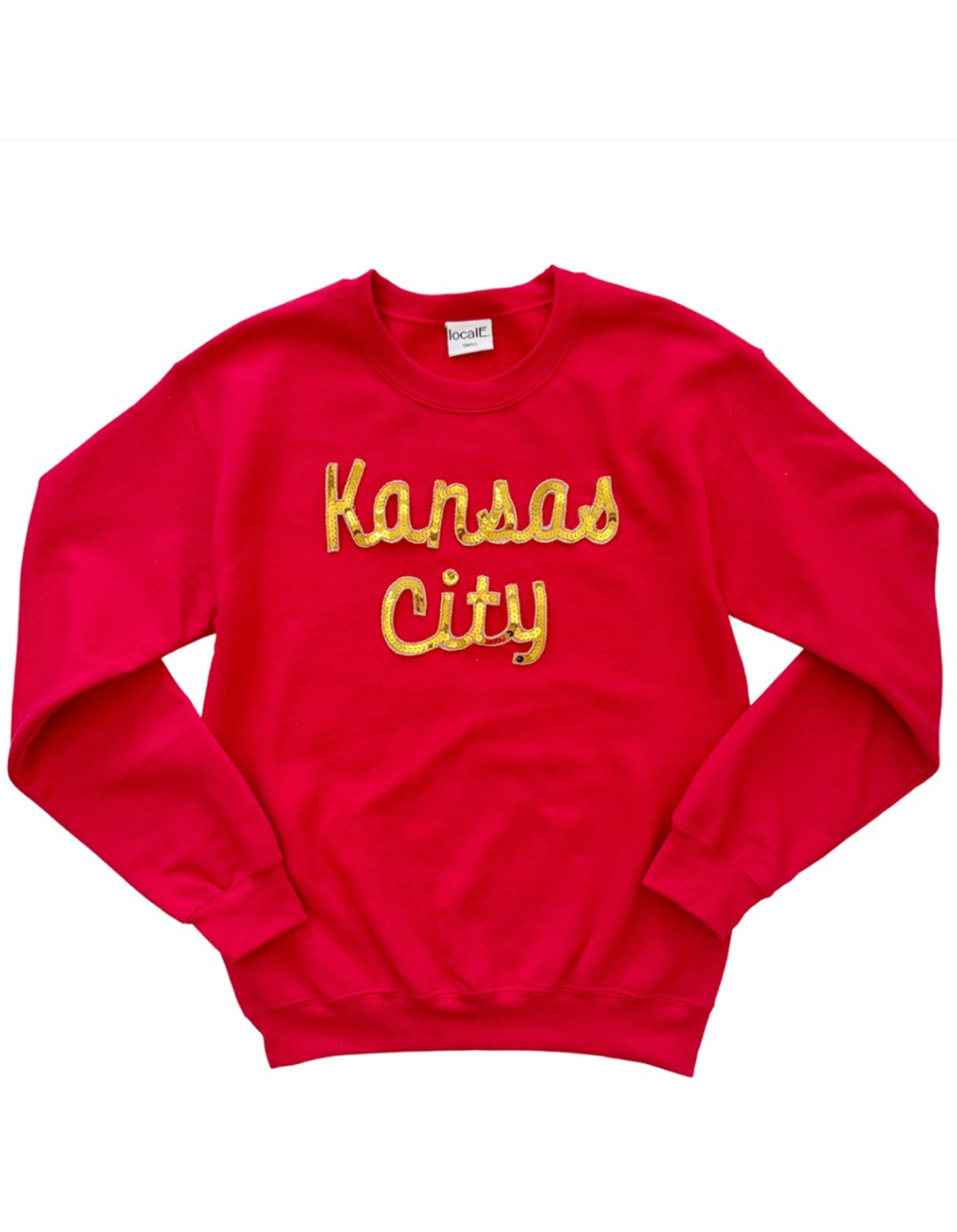 Cursive Kansas City Sequin Sweatshirt