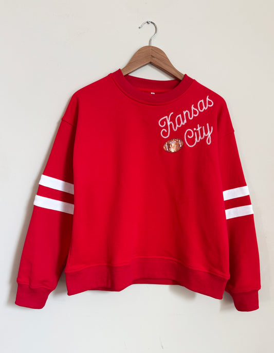 Varsity Kansas City Football Sweatshirt