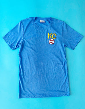 KC Sequin Baseball T-Shirt