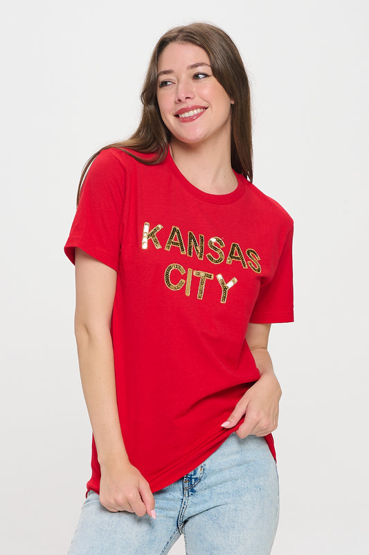 Kansas City Sequin Tee