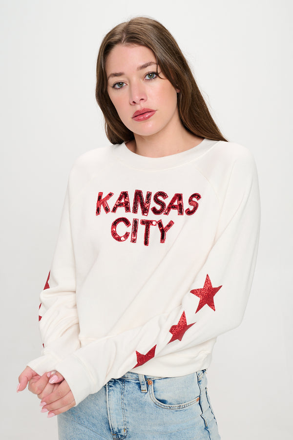 Kansas City Star Sequin Crop