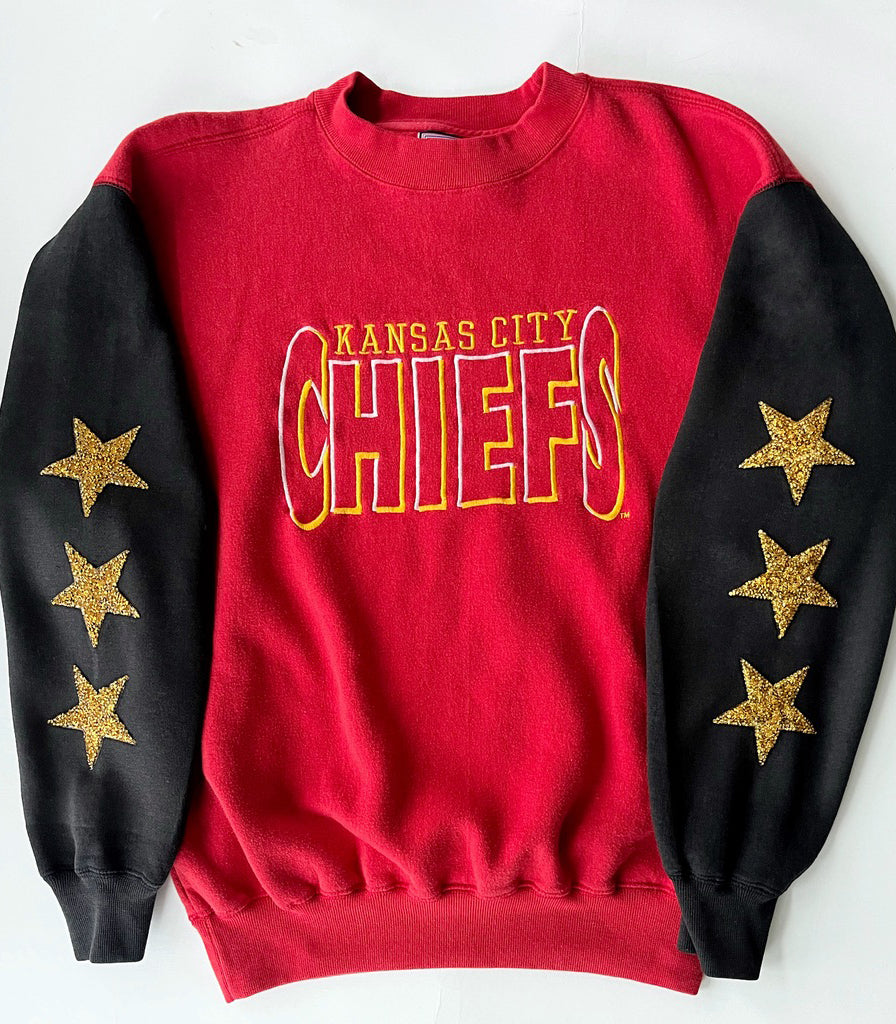 Vintage Chiefs Contrast Star Sweatshirt