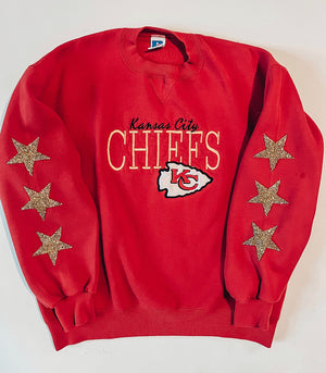 Vintage KC Chiefs Star Sweatshirt