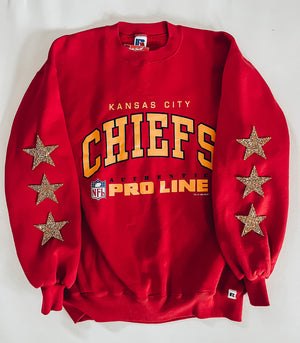 Vintage Chiefs Star NFL Sweatshirt