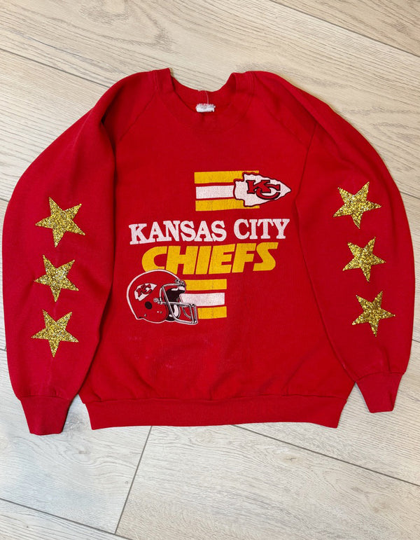 Vintage Chiefs Sparkle Sweatshirt