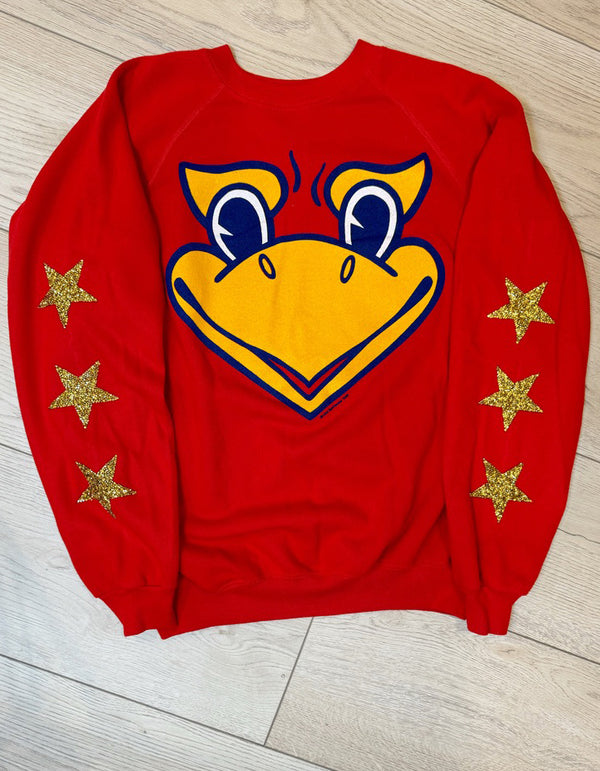 Vintage Jayhawk Star Sweatshirt