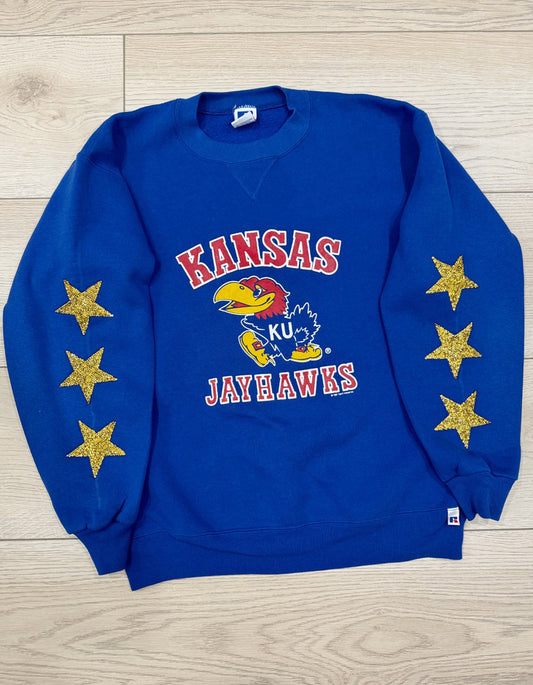 Vintage Kansas Jayhawk Star Sweatshirt