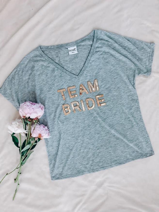 Team Bride V-Neck Tee