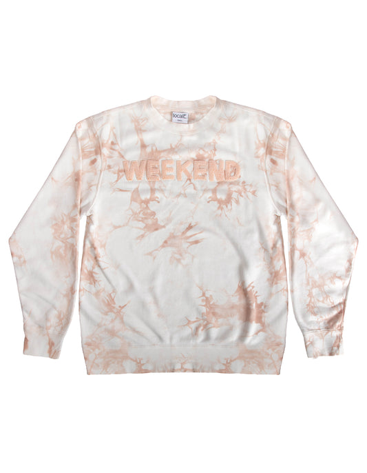 Weekend Tie Dye Beaded Sweatshirt