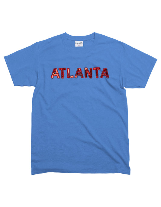 Atlanta Sequin Blue Tee