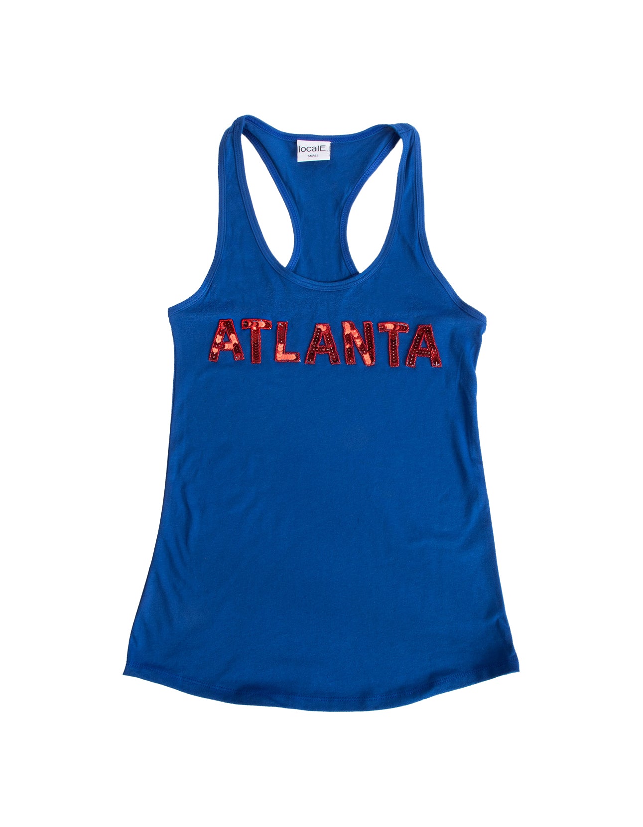 Atlanta Sequin Blue Tank