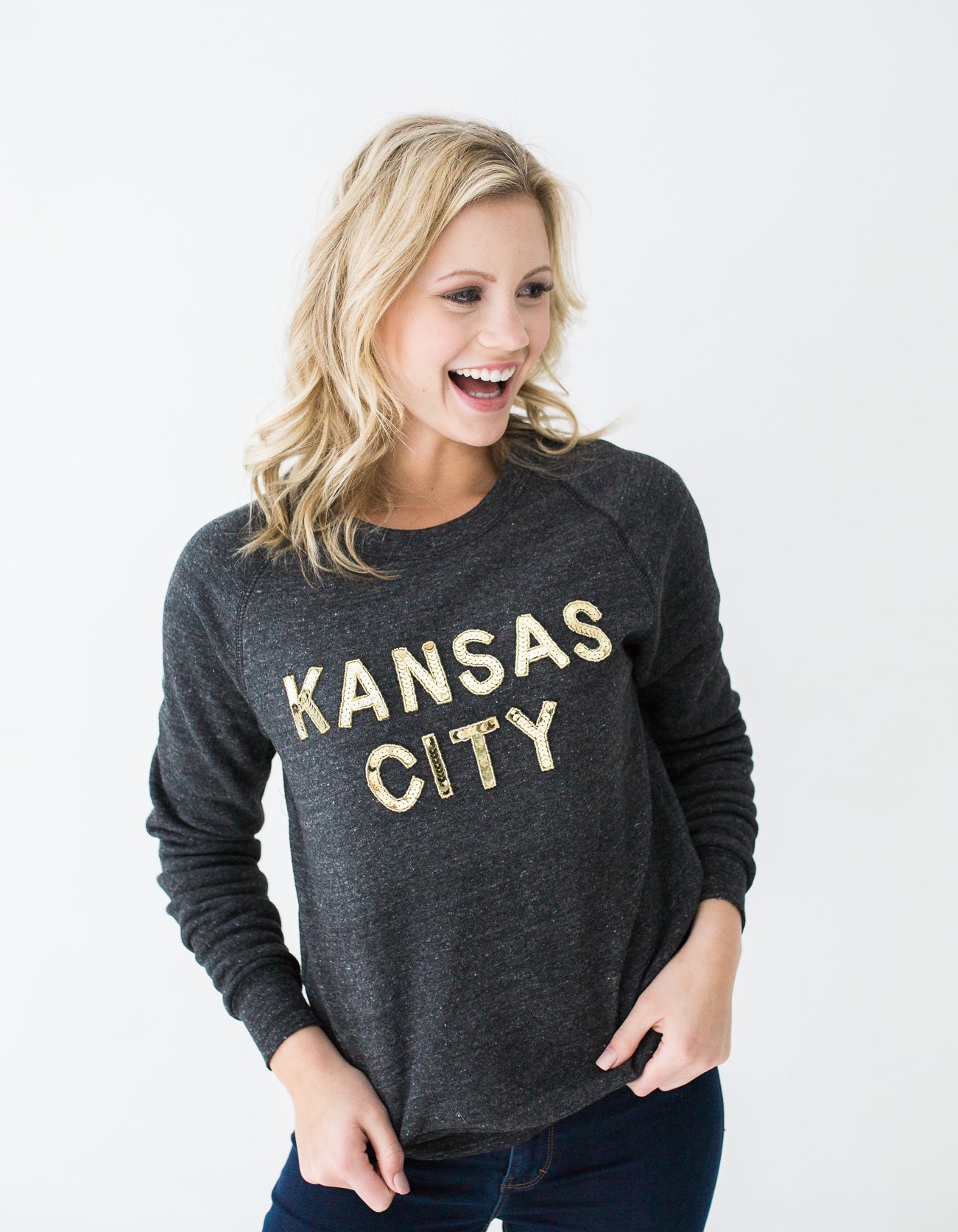 Star Sequin Kansas City Sweatshirt