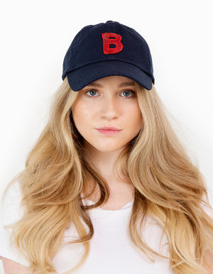 Boston Sequin Baseball Hat