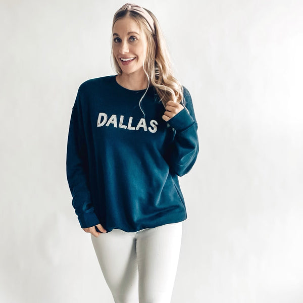 Dallas Sequin Sweatshirt