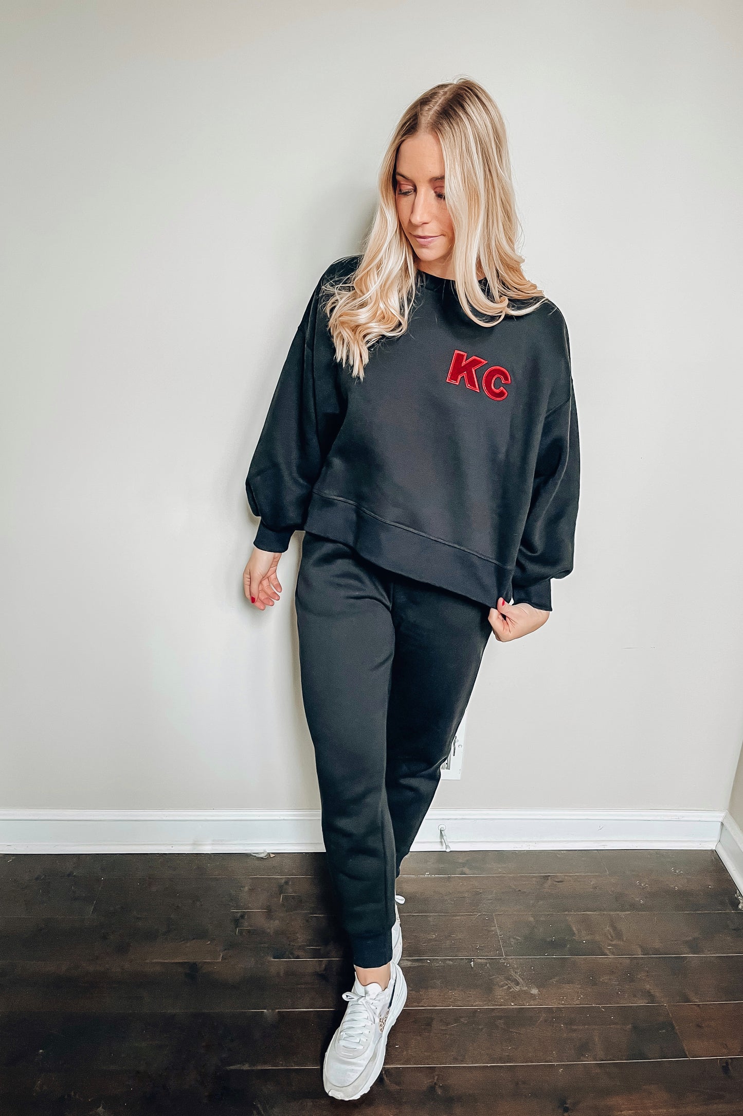 KC Sequin Sweatshirt Jogger Set