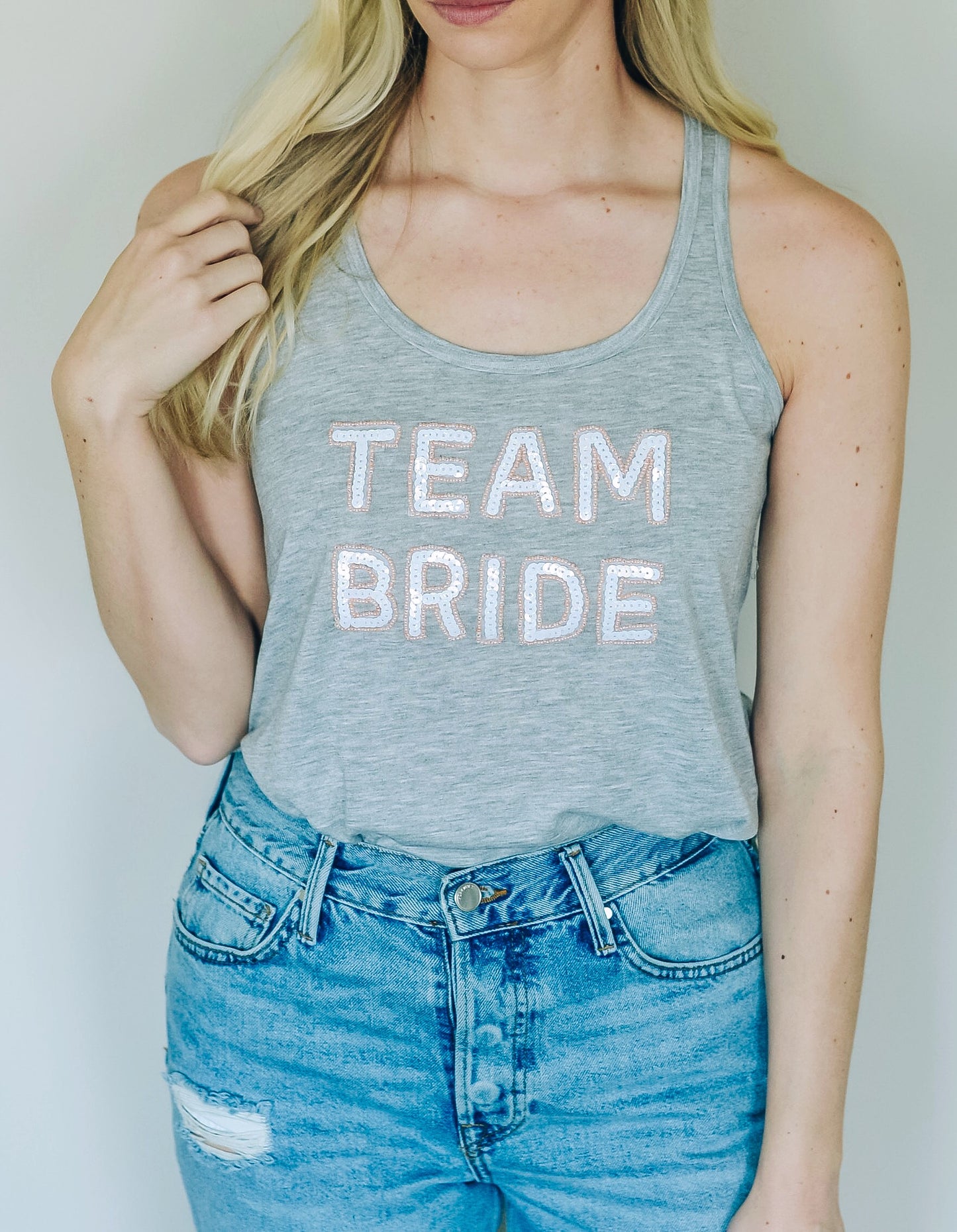 Team Bride Tank - Gray