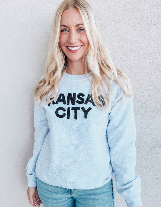 Beaded Kansas City Sweatshirt