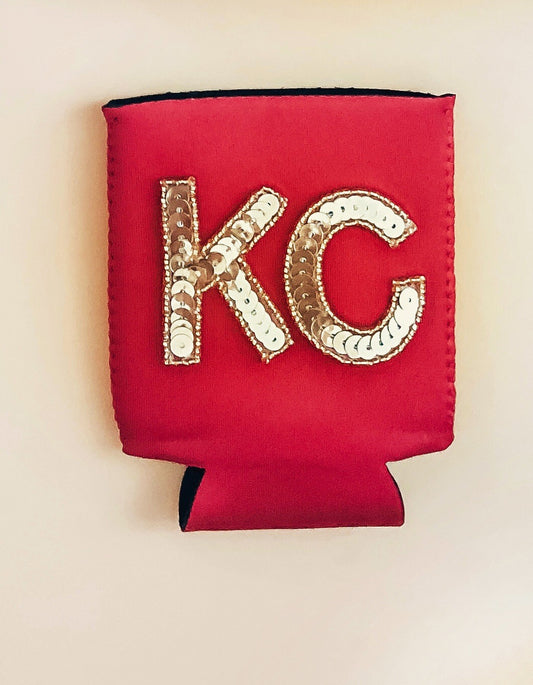 KC Sequin Koozie