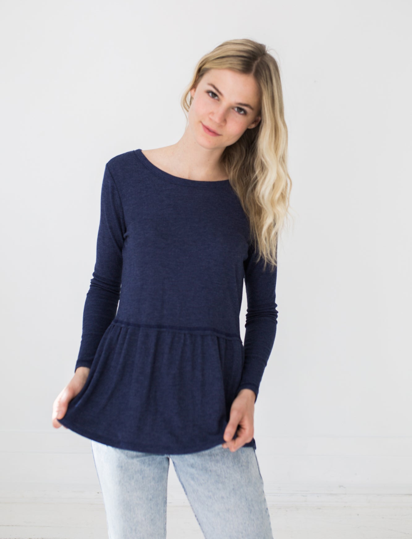 Emma Top in Navy